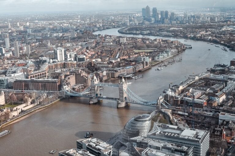 Tower Bridge viewed from the Share