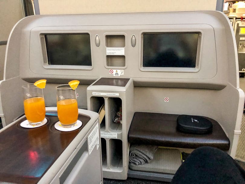 Royal Brunei Airlines business class seat