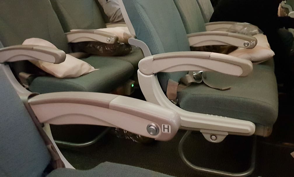 Royal Brunei Airlines economy class seat