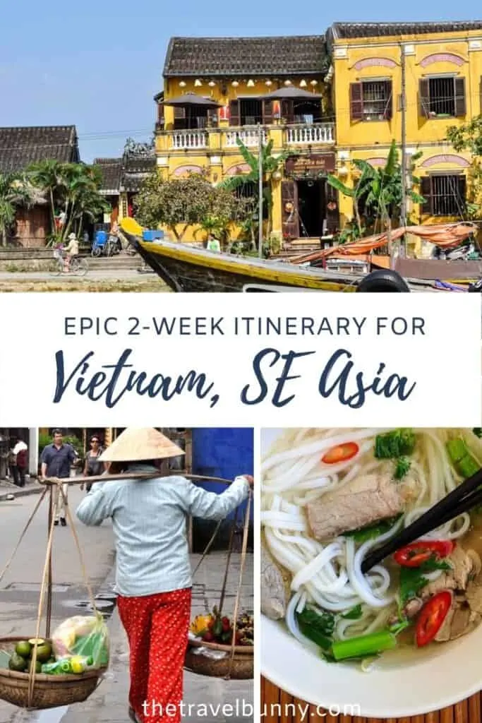 Vietnam Itinerary photo montage