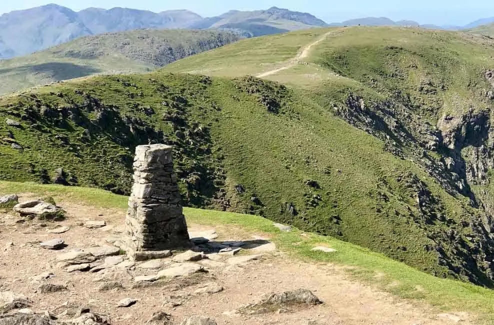 Trig Point at Old Man Coniston, Lake District