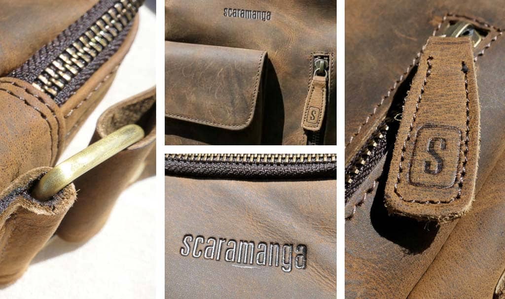 Scaramanga Indy bag details