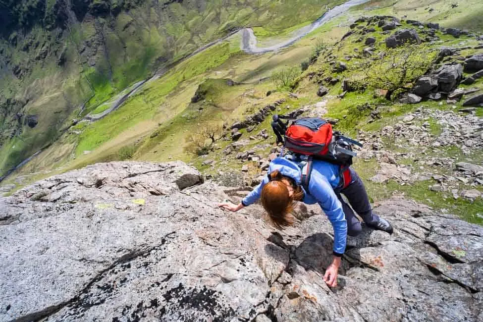 Scrambling in the lake district