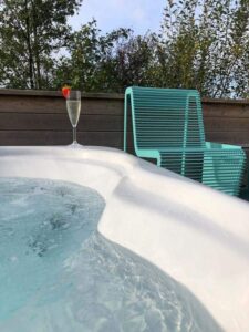 Luxury lodges with hot tubs