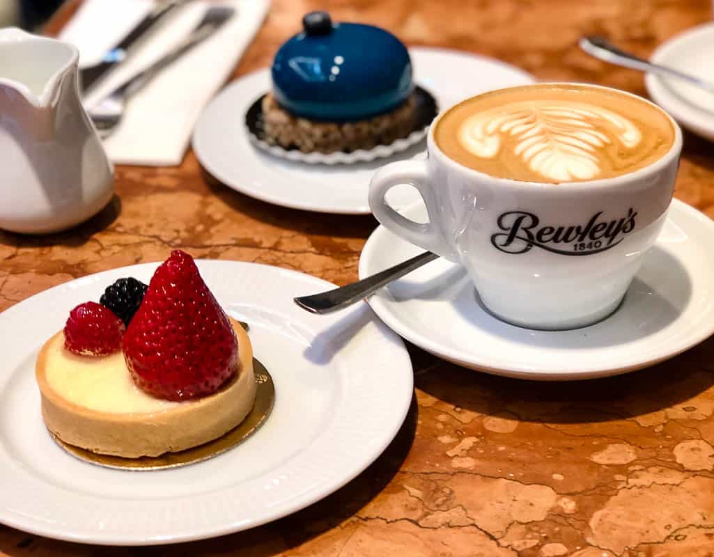 Coffee and pastries at Bewley's, Dublin