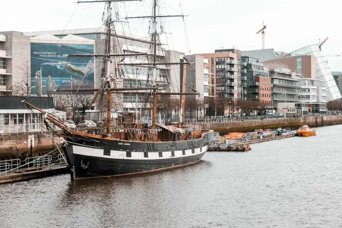 The Jeanie Johnston tall ship, Dublin