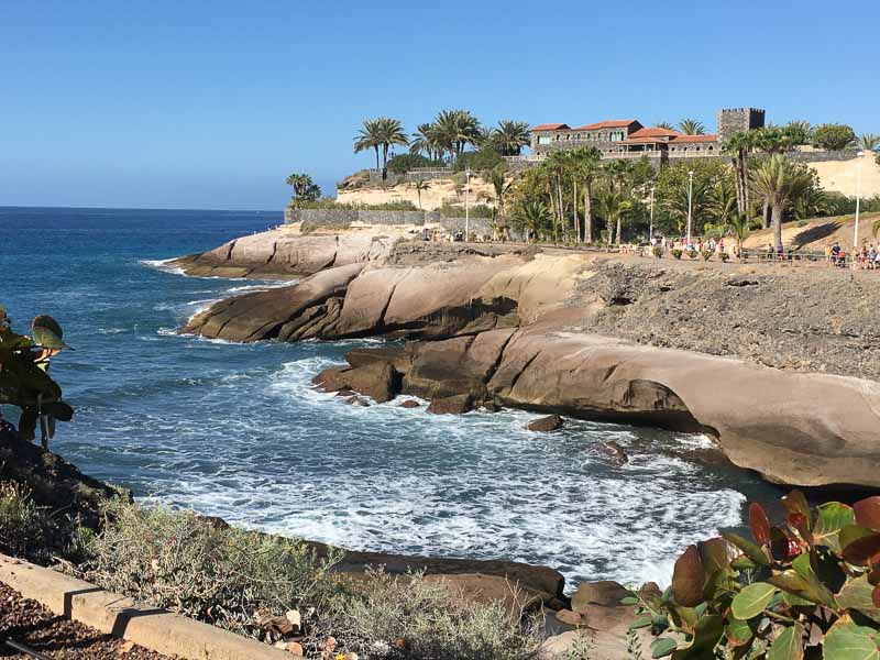 El Duque beach at Costa Adeje. Tenerife, Canary Islands, Spain