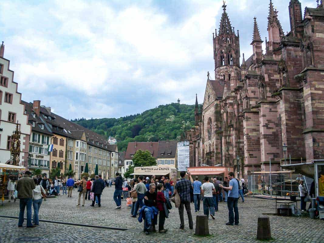 The Münsterplatz, Freiburg, Germany