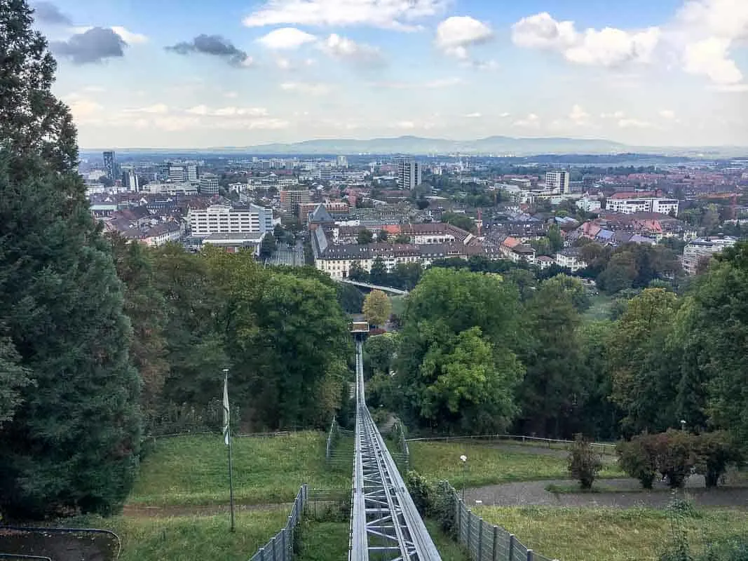 The Schlossbergbahn Freiburg