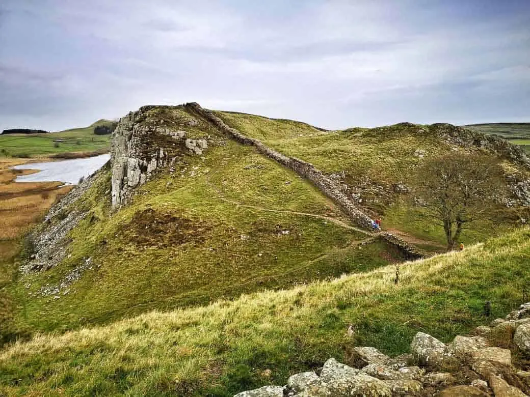 Hadrian's Wall in Northumberland National Park