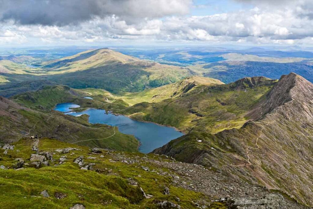Views from Snowdon Peak, Wales