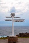 Land's End sign, Cornwall