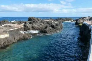 Garachico natural sea pools in north Tenerife