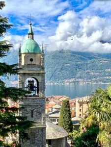 View from L'Orrido Gorge in Bellano, Lake Como