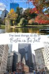 Boston in the fall