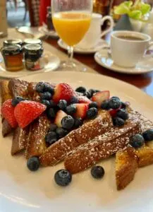Boston Harbor Hotel breakfast - French toast
