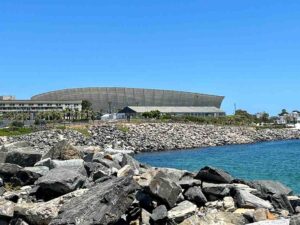 Seapoint Promenade and Cape Town Stadium