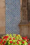Azulejo tiled panel in Porto
