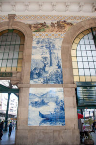 Azulejos in Sao Bento Station, Porto