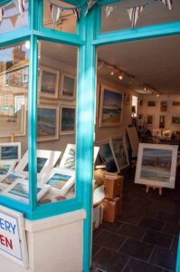 Art shop in St Ives, Cornwall
