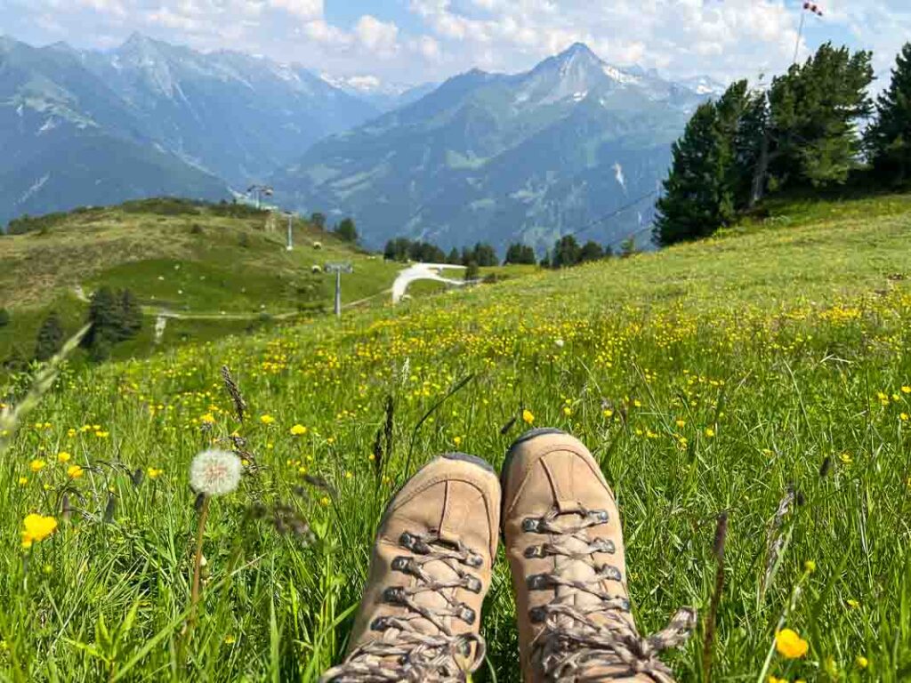 Hiking in Mayrhofen, Austria