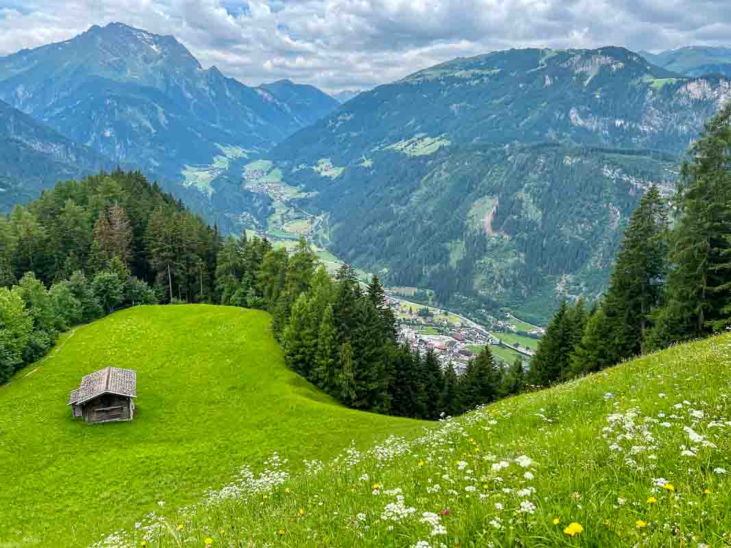 View From Steinerkogel Mayrhofen Austria The Travelbunny