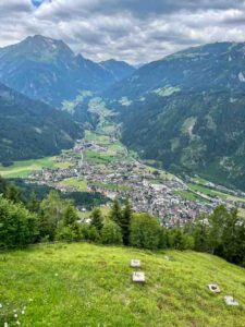 view of Mayrhofen from the above
