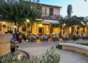 Restaurants in Old Town Hersonissos, Crete