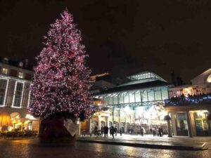 Covent Garden Christmas tree, London
