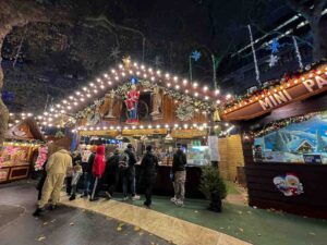 Leicester Square Christmas market, London