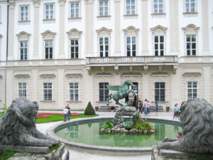 Pegasus fountain at Mirabell gardens, Salzburg