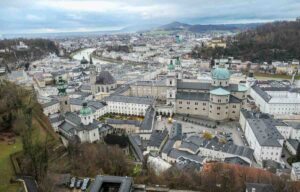 How to spend one day in Salzburg. View of Salzburg from Hohensalzburg Fortress, Austria
