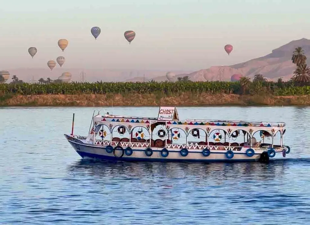 Hot Air balloons on the Nile