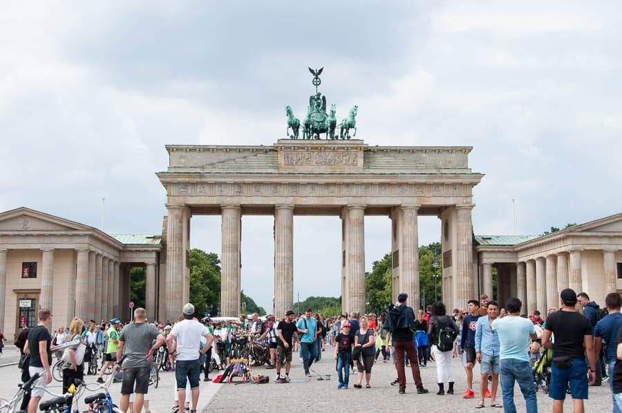 Berlin Brandenburg Gate, a symbol of unity and history, attracts many visitors exploring Europe's cities